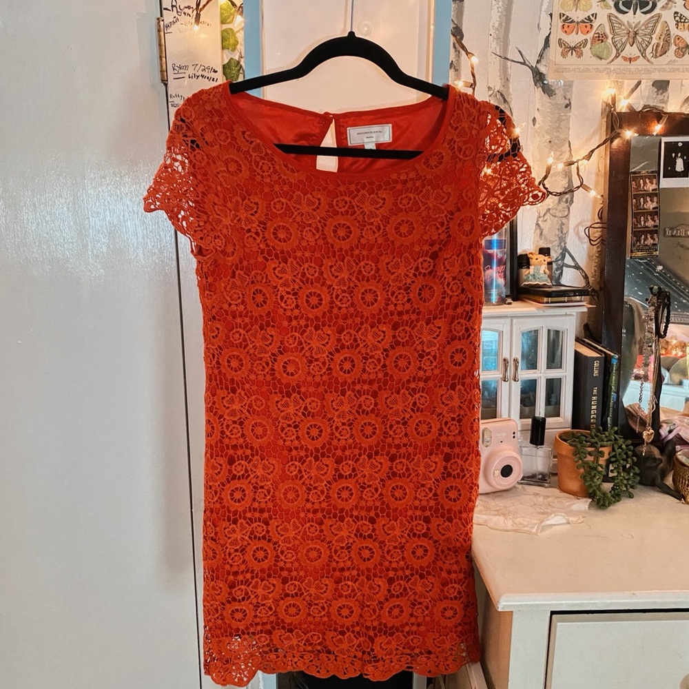 SOLD 
ASO violet harmon Anthropologie moulinette sœurs dress